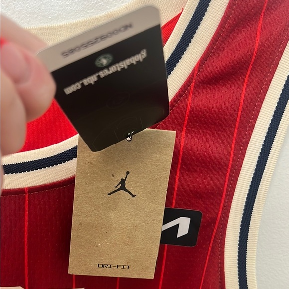 Red All-Star Basketball Jersey - Picture 9 of 11